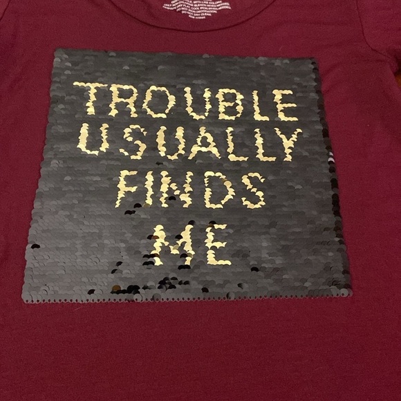 EUC Harry Potter Women’s XS Short Sleeved T-Shirt Maroon - Picture 4 of 5